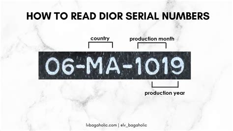 fake dior serial number check|dior date codes.